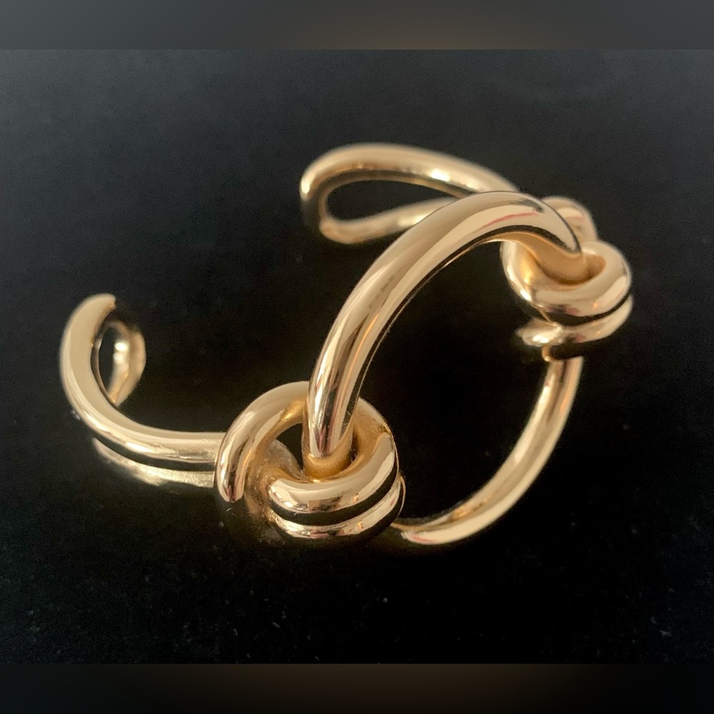 J Crew open loop double knot cuff bracelet. - Picture 5 of 8